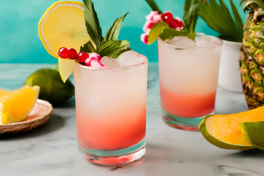 Tropical Bahama Mama Cocktail