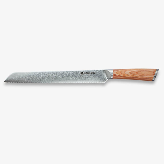 Haruta 10-Piece VG10 Japanese Damascus Steel Kitchen Knife Set with Wooden Handles & Scabbards